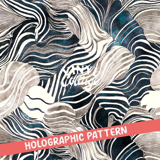 Swirls ~ Holographic Vinyl ~ HG73