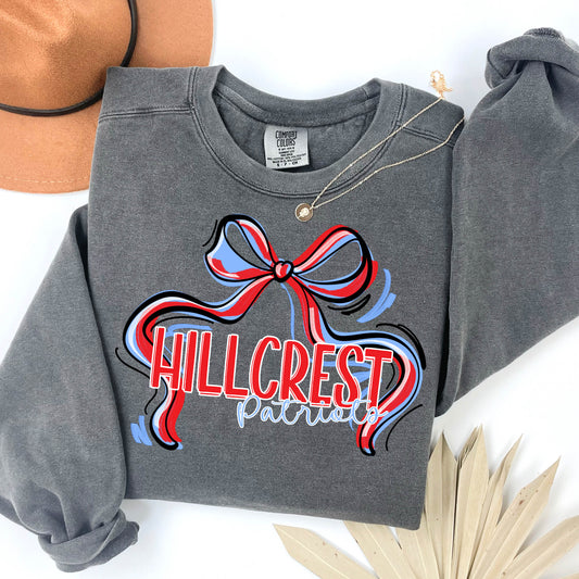 Hillcrest Patriots ~ Ribbon Mascots ~ 25SAG ~ DTF Transfer