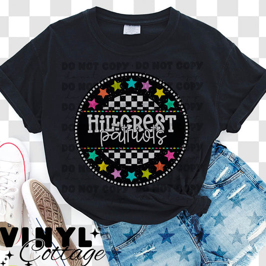 Hillcrest Patriots ~ Seeing Stars ~ DTF Transfer
