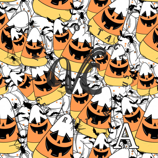 Candy Corn Webs ~ HL15