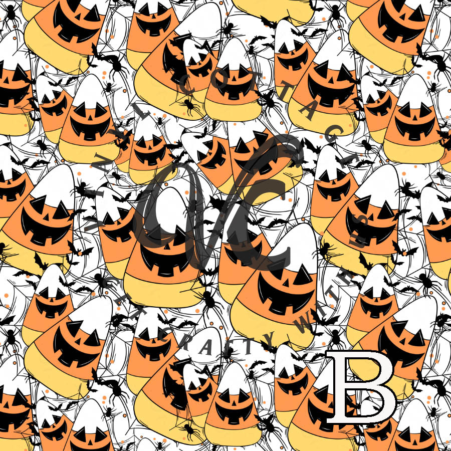 Candy Corn Webs ~ HL15