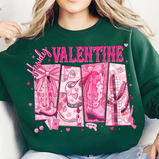 Howdy Valentine ~ 26ETS01 ~ DTF Transfer