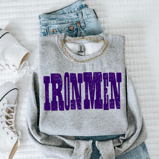 Ironmen ~ Mixed Up Mascots ~ SAG26 ~ DTF Transfer