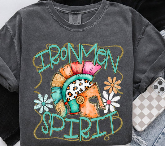 Funky Spirit Mascot ~ Ironmen ~ 25SAG ~ DTF Transfers
