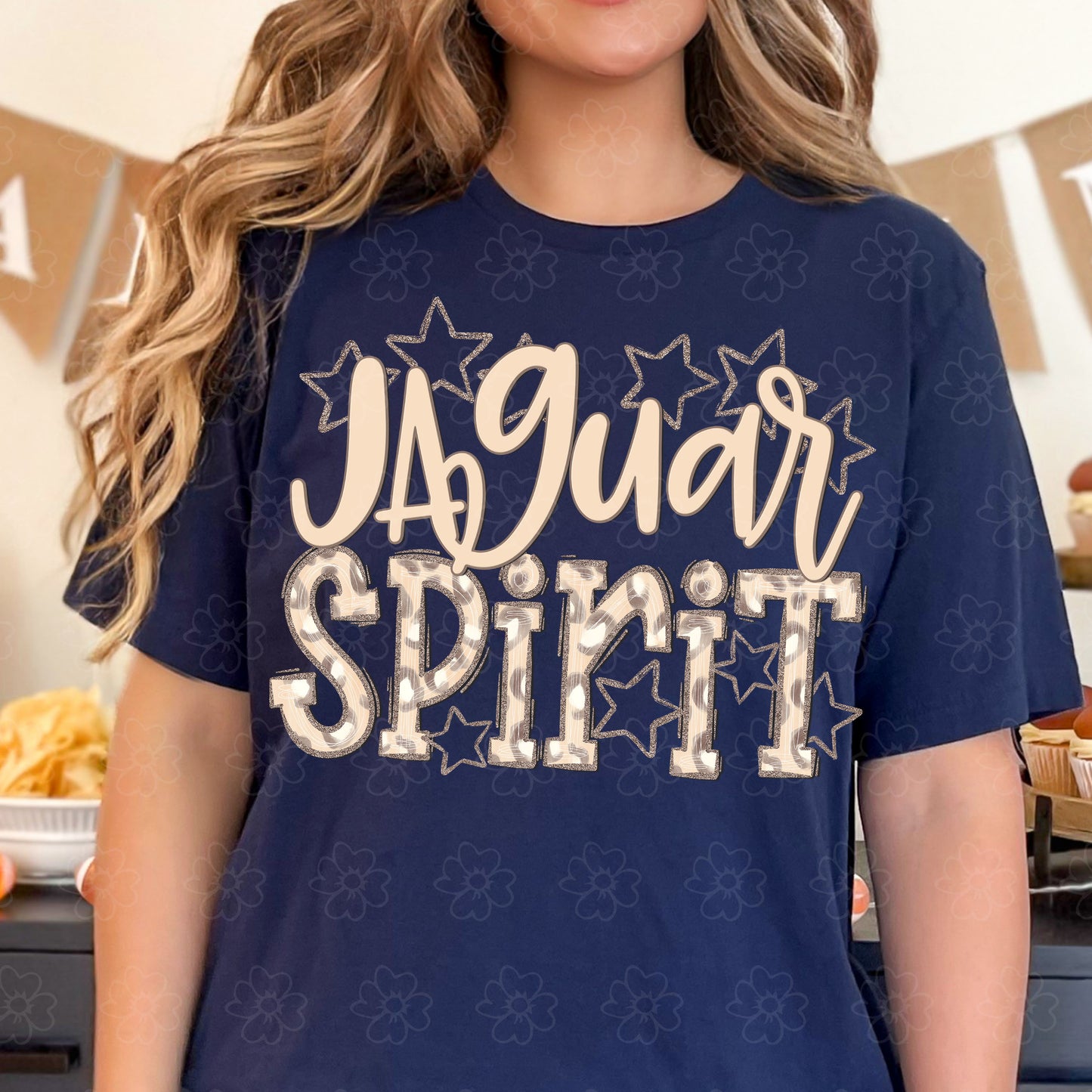 Jaguar Spirit ~ Neutral Leopard ~ SAG24 ~ DTF Transfer
