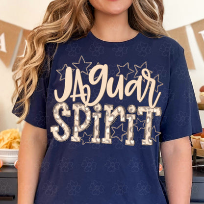 Jaguar Spirit ~ Neutral Leopard ~ SAG24 ~ DTF Transfer