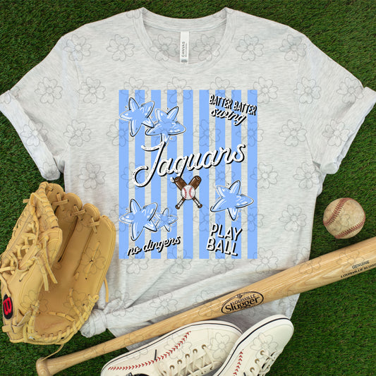 Jaguars Stars and Stripes Baseball/Softball ~ 26SAG ~ DTF Transfer
