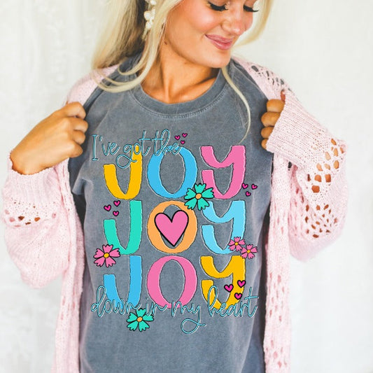 I've Got Joy Joy Joy Down in My Heart ~ SAG26 ~ DTF Transfer