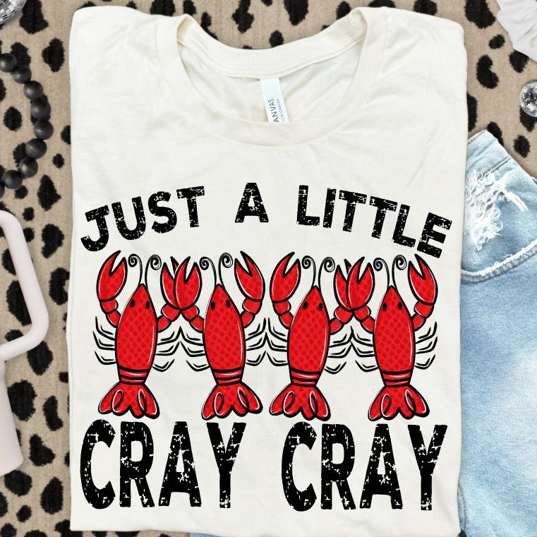 Just a Little Cray Cray ~ SAG26 ~ DTF Transfer