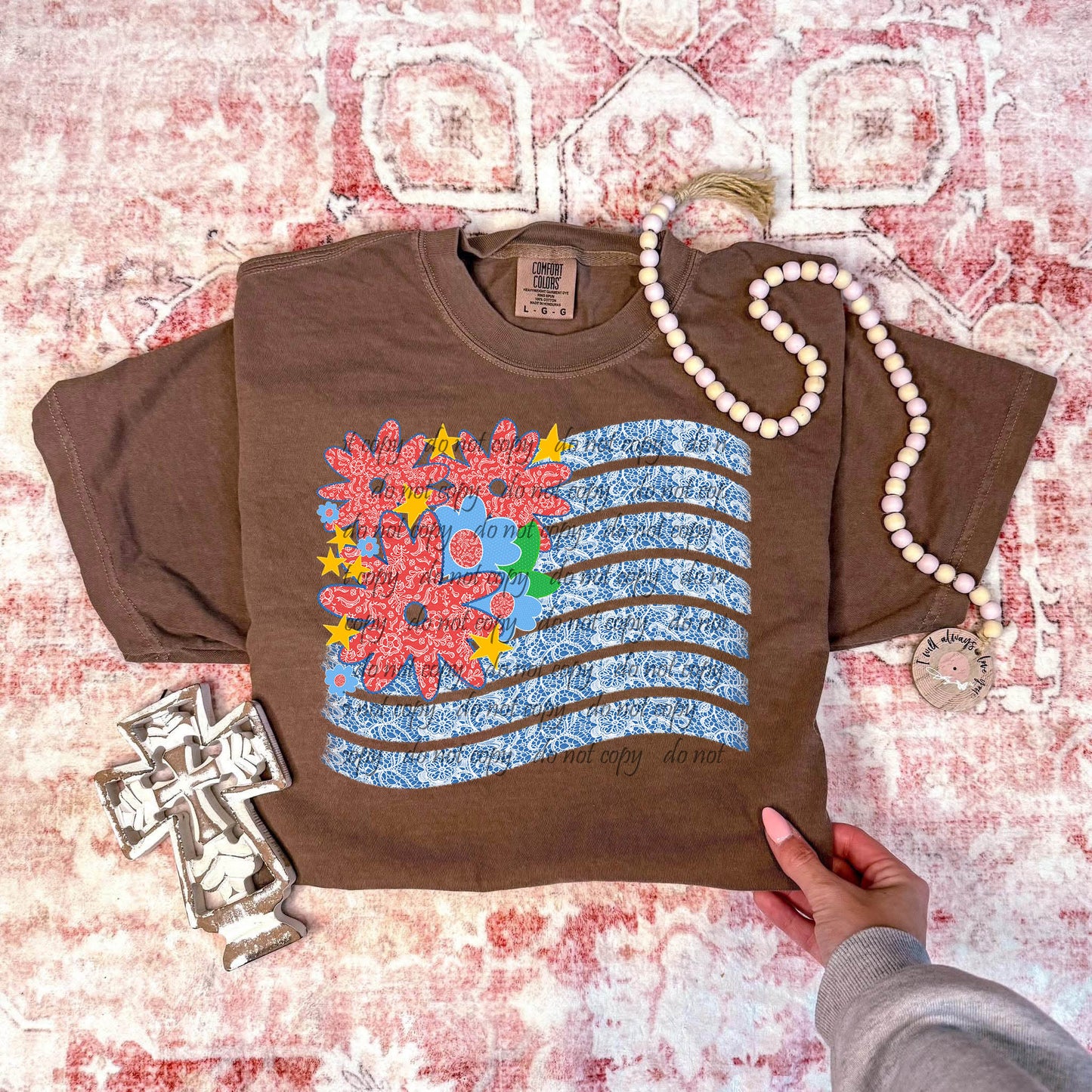 Lace American Flag ~ 25SAG ~ DTF Transfers