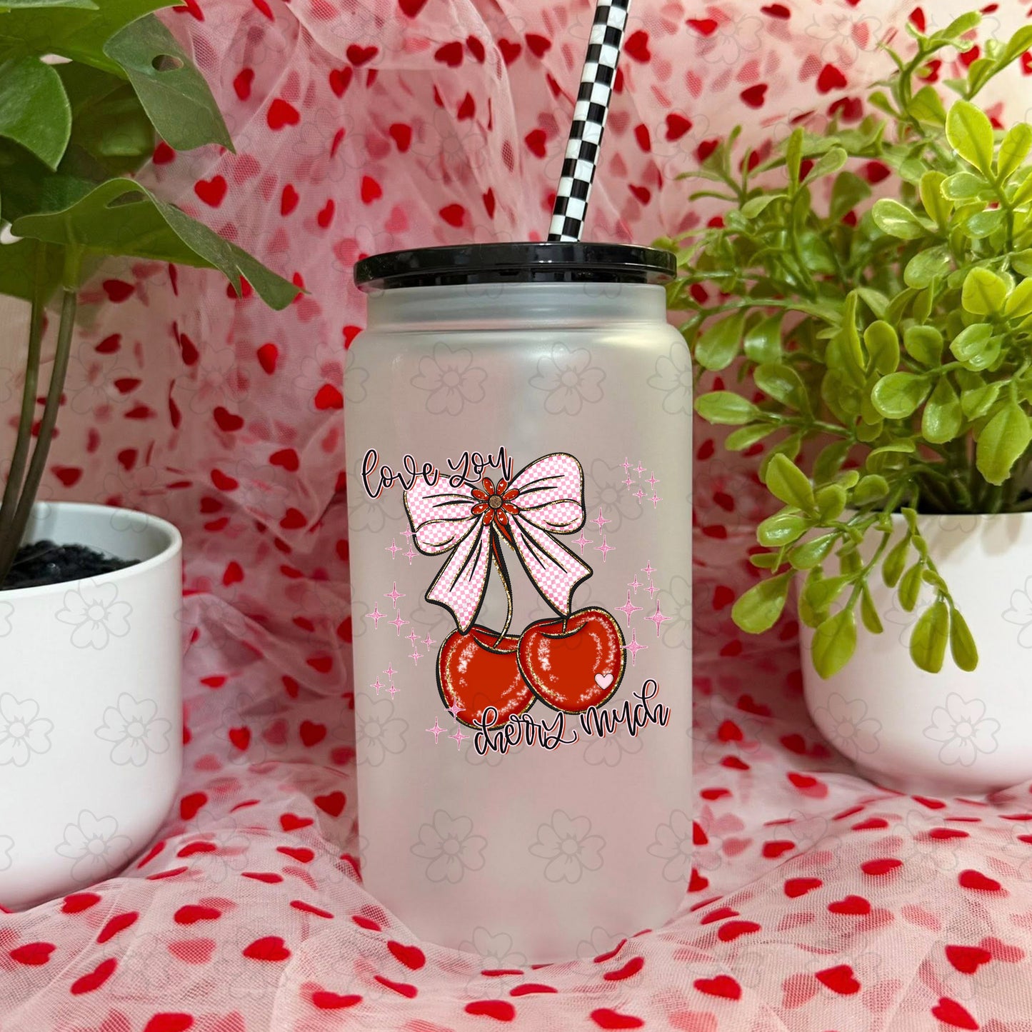 Love You Cherry Much ~ SAG26 ~ UV DTF DECAL