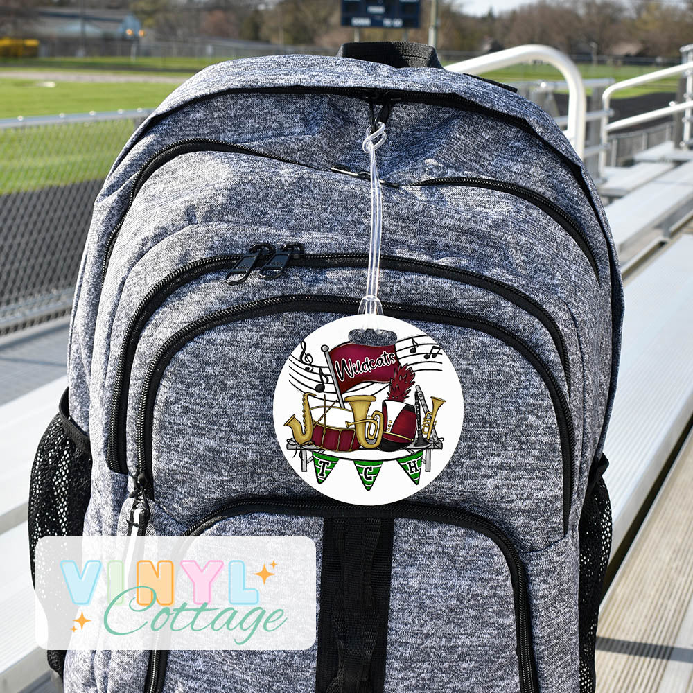 Marching Band Bag Tags ~ Customized
