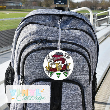 Marching Band Bag Tags ~ Customized