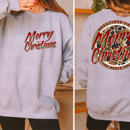 Merry Christmas Pocket ~ DTF Transfer
