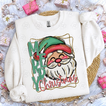 Merry Christmas Santa ~ SAG25 ~ DTF Transfer