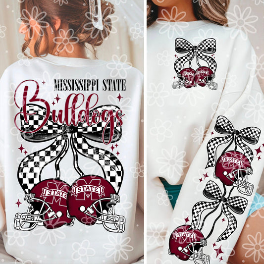 Mississippi St ~ Cherry Team ~ 25MMD ~ DTF Transfer