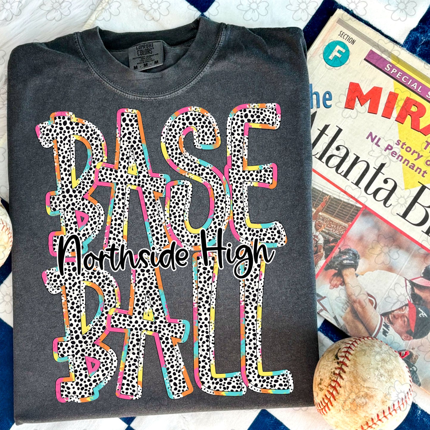 Dottie Brights Baseball Custom Name  ~ SAG25 ~ DTF Transfer