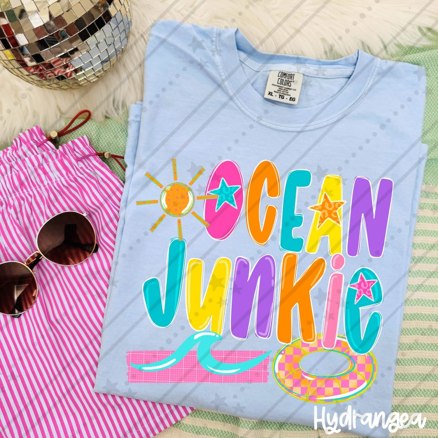 Ocean Junkie ~ CCo26 ~ DTF Transfer