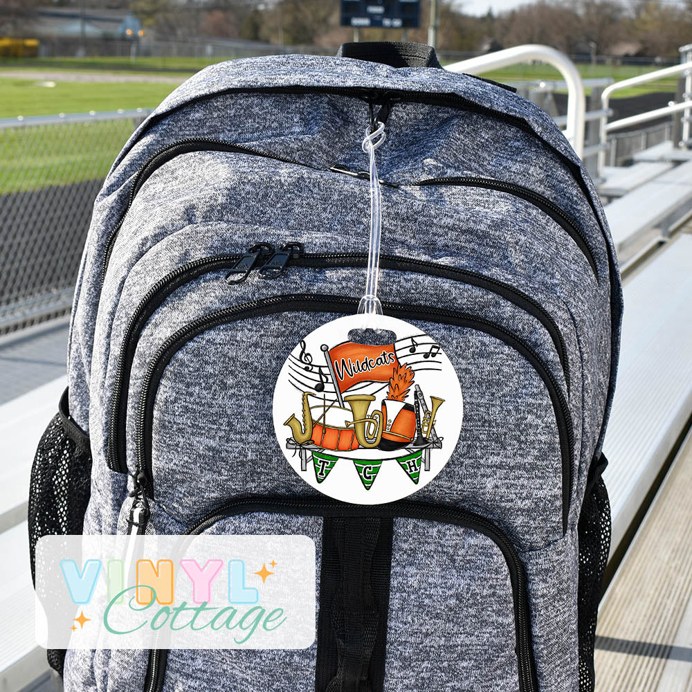 Marching Band Bag Tags ~ Customized