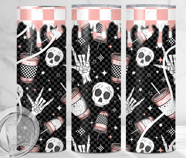 TW124 ~ Tumbler Wrap ~ Overcaffeinated