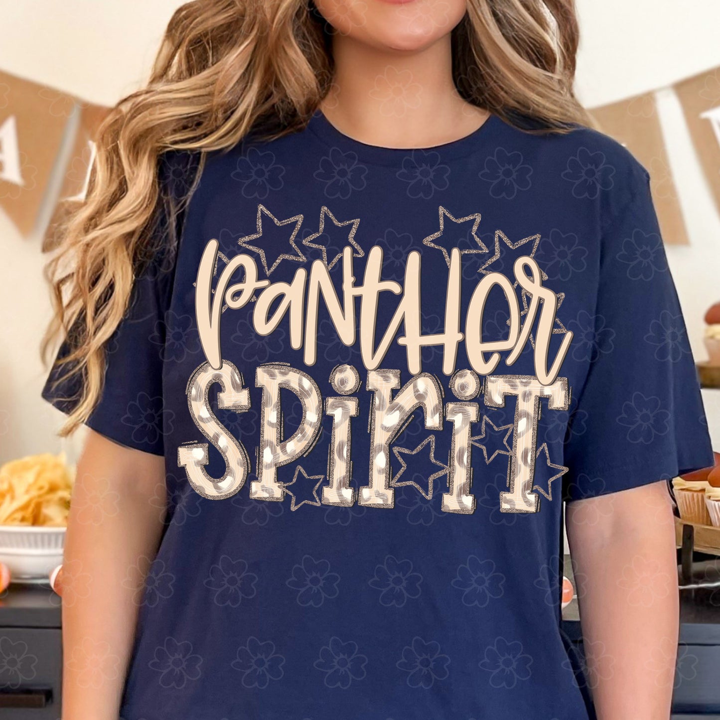 Panther Spirit ~ Neutral Leopard ~ SAG24 ~ DTF Transfer