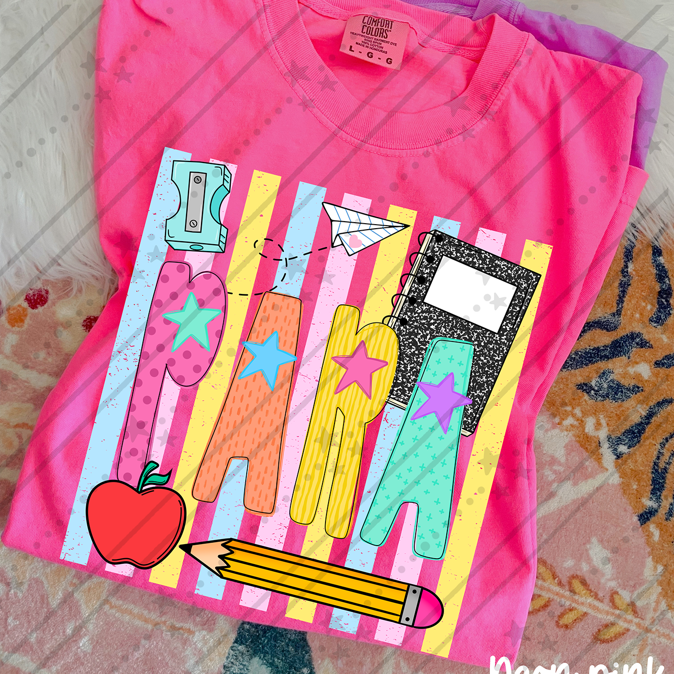 PARA School Stripes ~ CCo26 ~ DTF Transfer