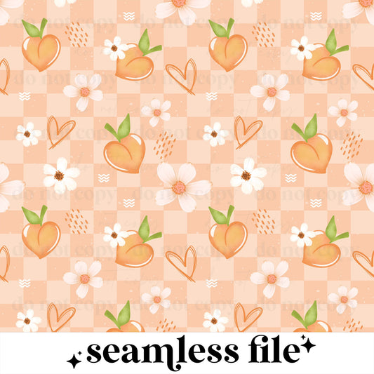 Peachy Checkers ~ 26CSC03 ~ 1556