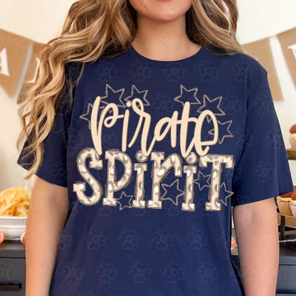 Pirate Spirit ~ Neutral Leopard ~ SAG24 ~ DTF Transfer