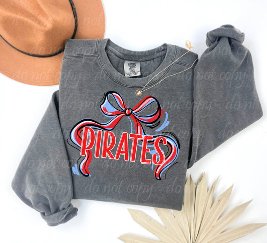 Pirates ~ Ribbon Mascots/Names ~ 25SAG ~ DTF Transfer