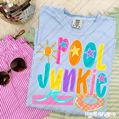 Pool Junkie ~ CCo26 ~ DTF Transfer