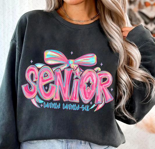 Preppy Coquette Senior 2026 ~ 25ETS08 ~ DTF Transfer