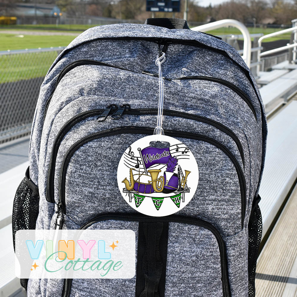 Marching Band Bag Tags ~ Customized