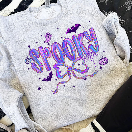 Purple Spooky ~ 25ETS09 ~ DTF Transfer