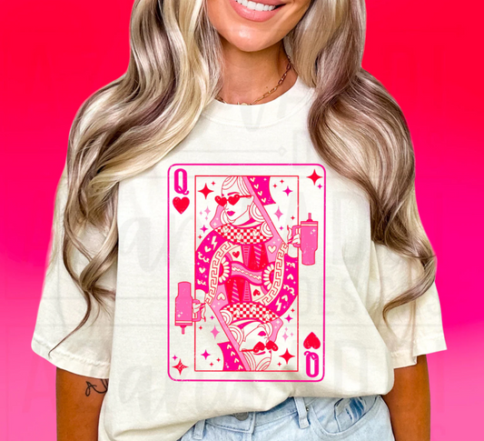 Queen Of Hearts ~ 26ETS01 ~ DTF Transfer