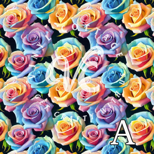 Rainbow Roses ~ FL38