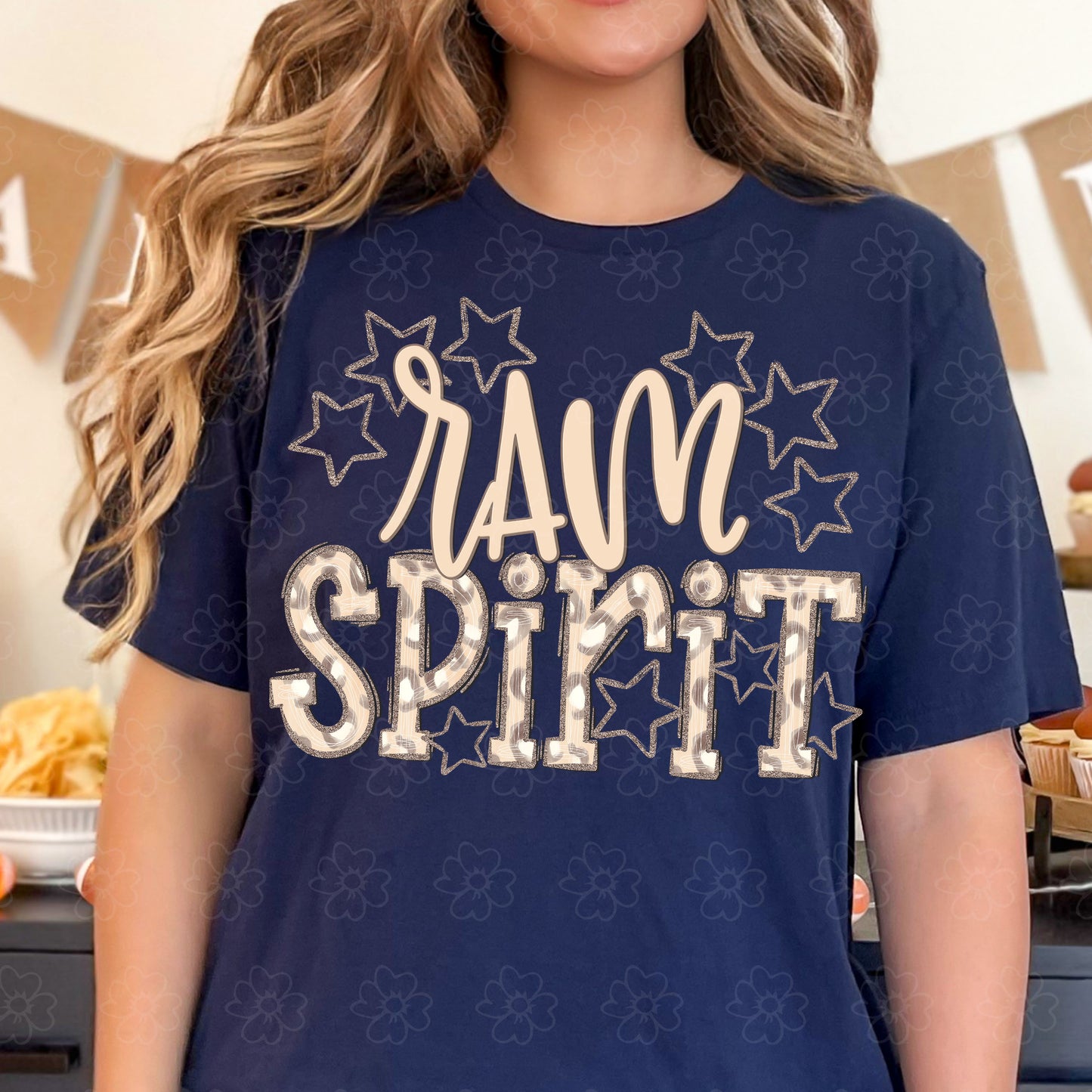 Ram Spirit ~ Neutral Leopard ~ SAG24 ~ DTF Transfer