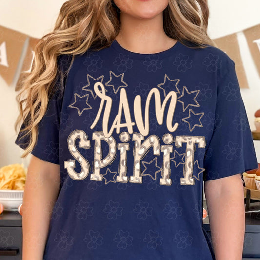 Ram Spirit ~ Neutral Leopard ~ SAG24 ~ DTF Transfer