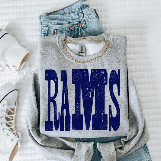 Rams1 ~ Mixed Up Mascots ~ SAG26 ~ DTF Transfer