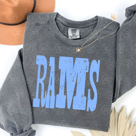 Rams2 ~ Mixed Up Mascots ~ SAG26 ~ DTF Transfer