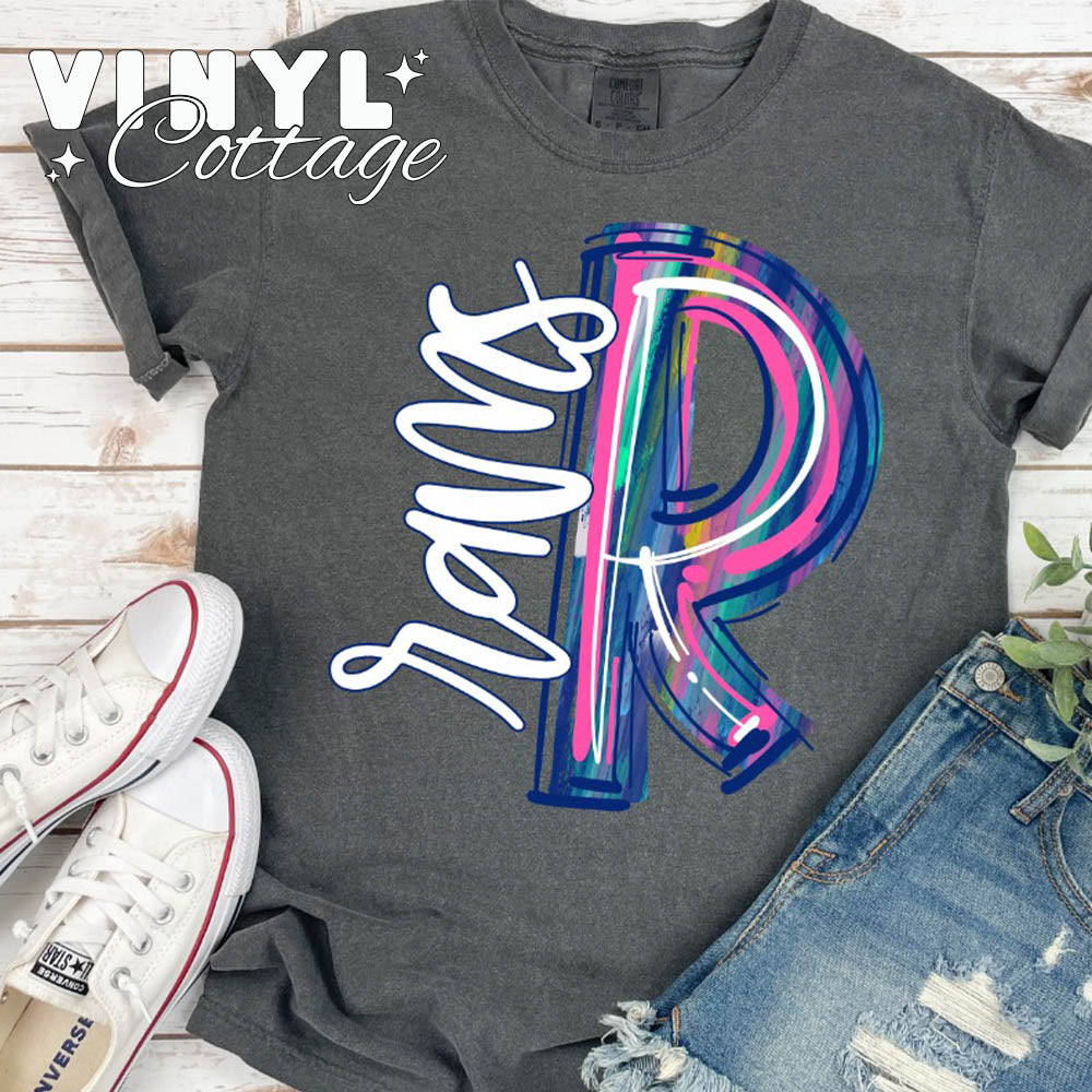 La Rams Splatter Rams Splatter Paint ~ DTF Transfer – Vinyl Cottage