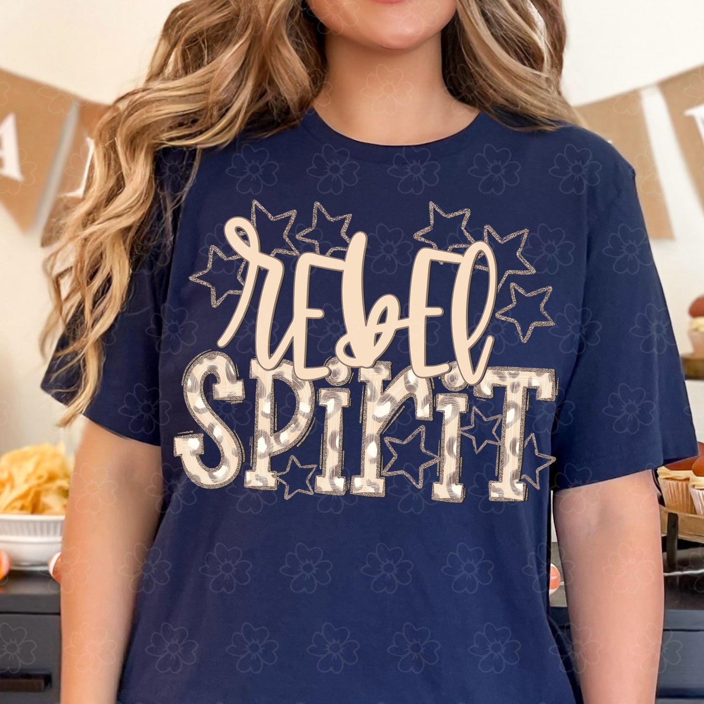 Rebel Spirit ~ Neutral Leopard ~ SAG24 ~ DTF Transfer