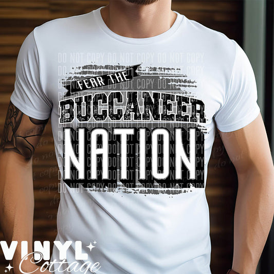 Fear The Buccaneer Nation ~ DTF Transfer