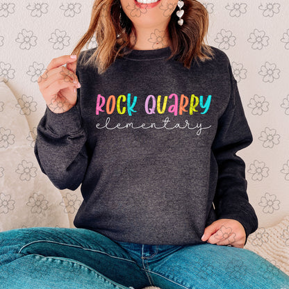 Rock Quarry Elementary ~ Bright Lines ~ COR ~ DTF Transfer