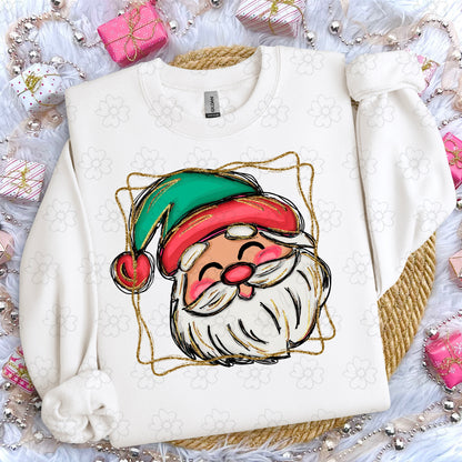 Santa Pocket Image ~ SAG25 ~ DTF Transfer