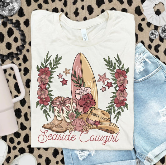 Seaside Cowgirl ~ 26SAG ~ DTF Transfer