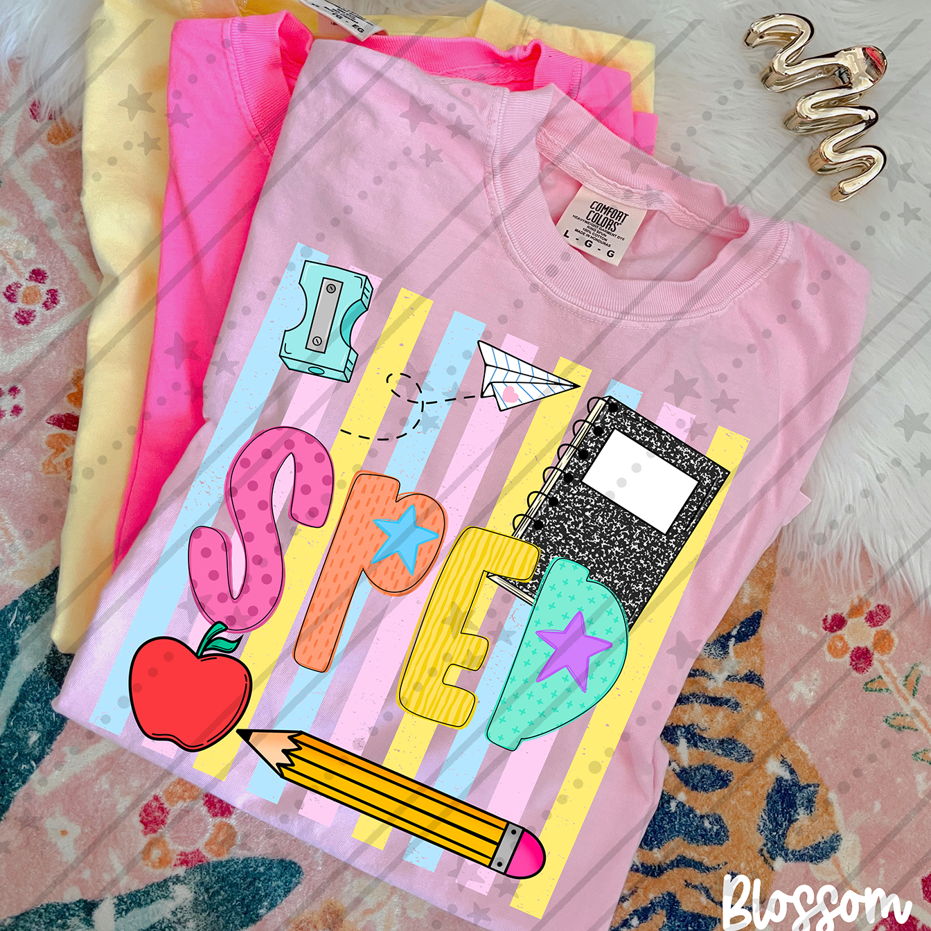 SPED School Stripes ~ CCo26 ~ DTF Transfer