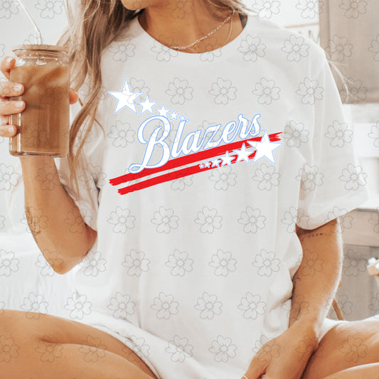 Blazers Spirit Stars ~ SAG26 ~ DTF Transfer
