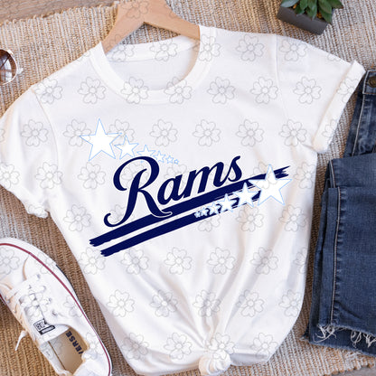 Rams Spirit Stars ~ SAG26 ~ DTF Transfer