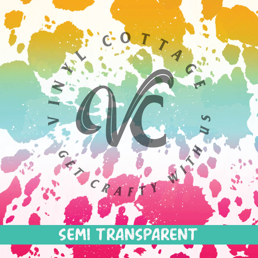 Neon Cowhide ~ Semi Transparent ~ ST25