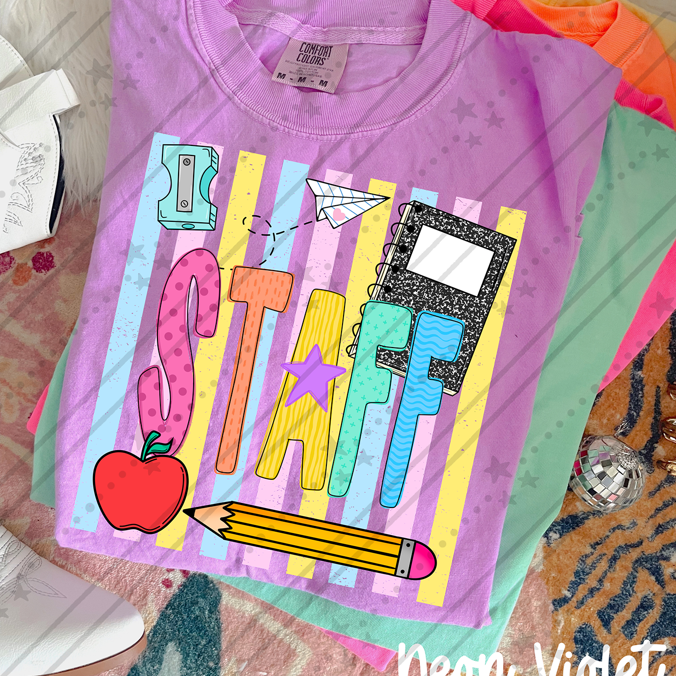 Staff School Stripes ~ CCo26 ~ DTF Transfer